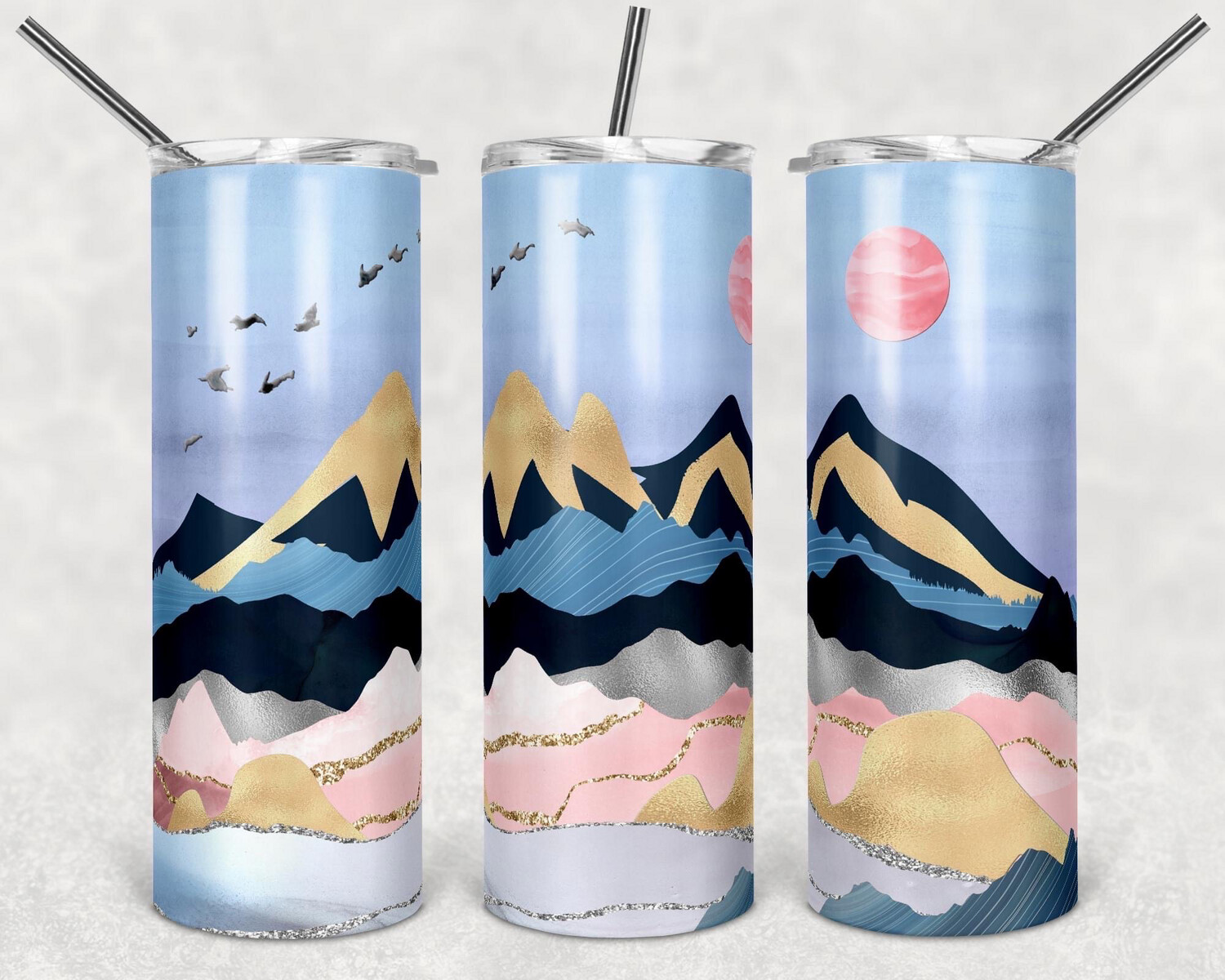 Mountains and Sun