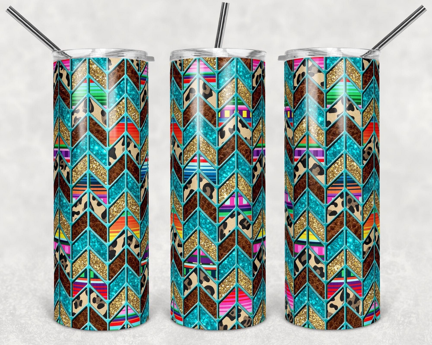 Tangram Herringbone Serape