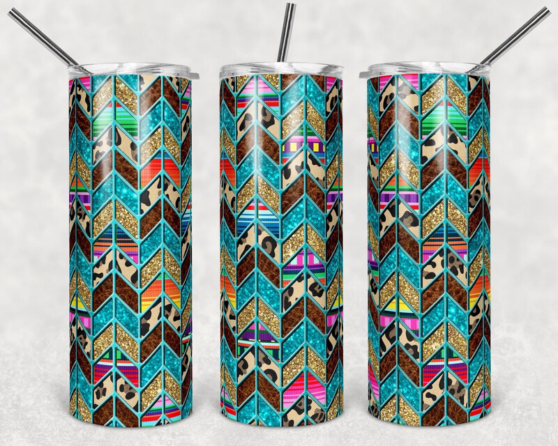 Tangram Herringbone Serape