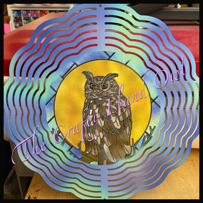 10” Aluminum Owl Wind Spinner