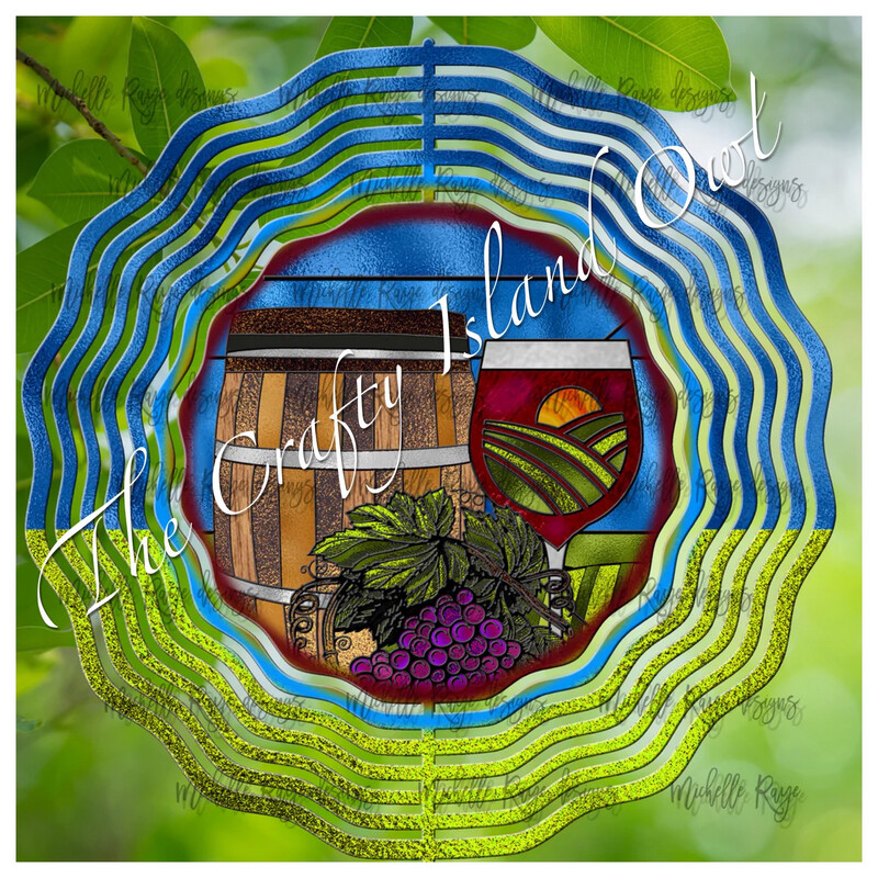 10” Aluminum Winery Wind Spinner