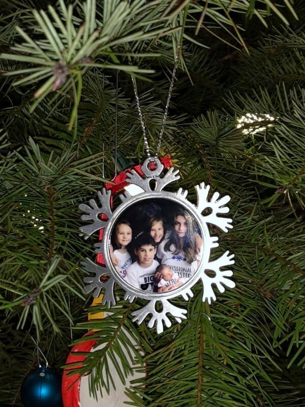 Silver Snowflake Ornament
