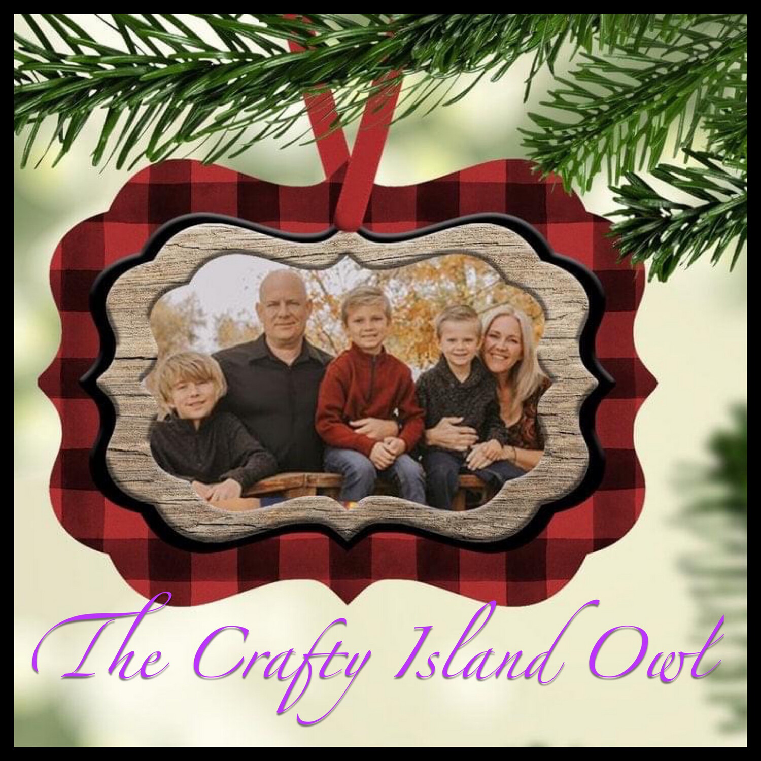Plaid Benelux Double Sided Ornament