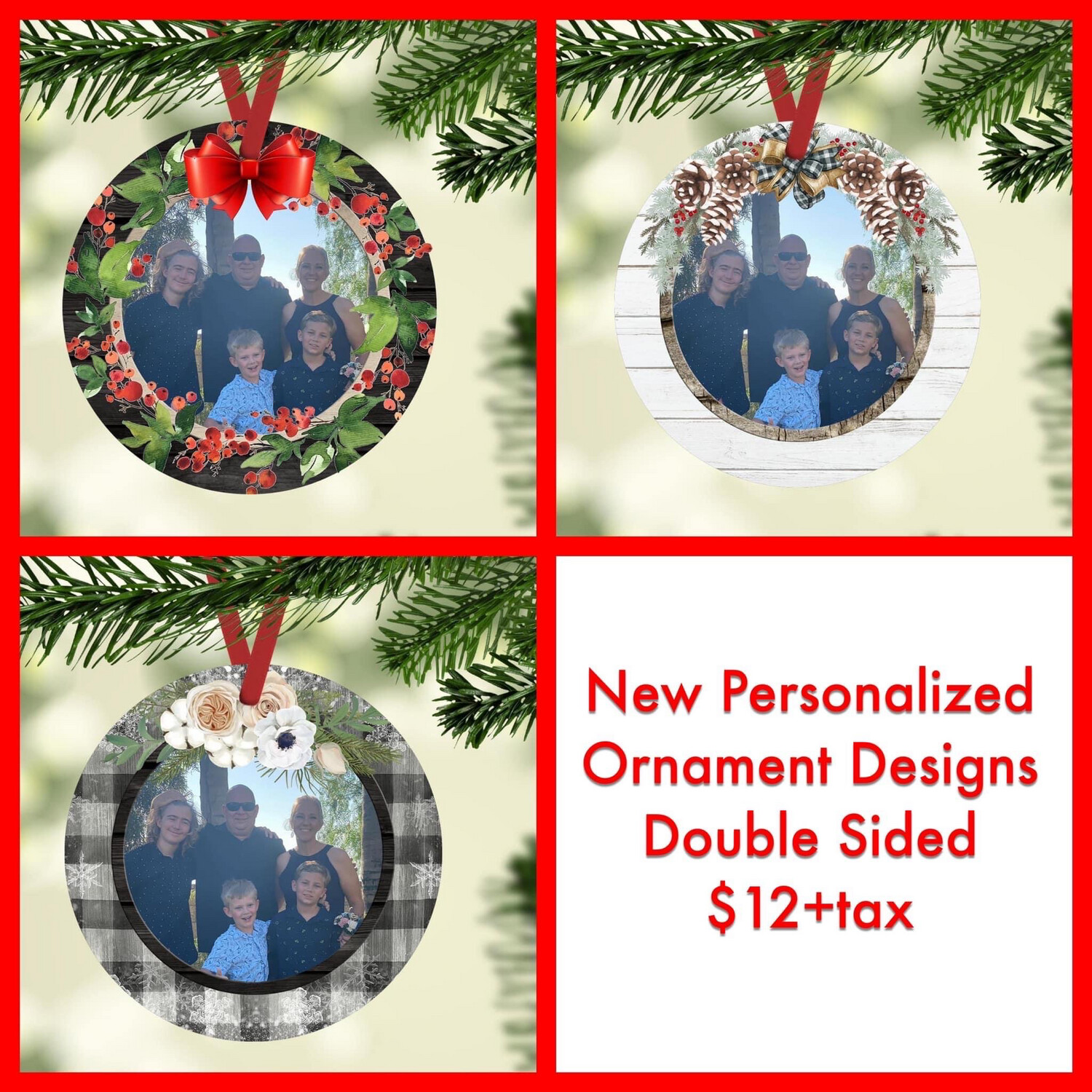 Personalized Photo Ornaments