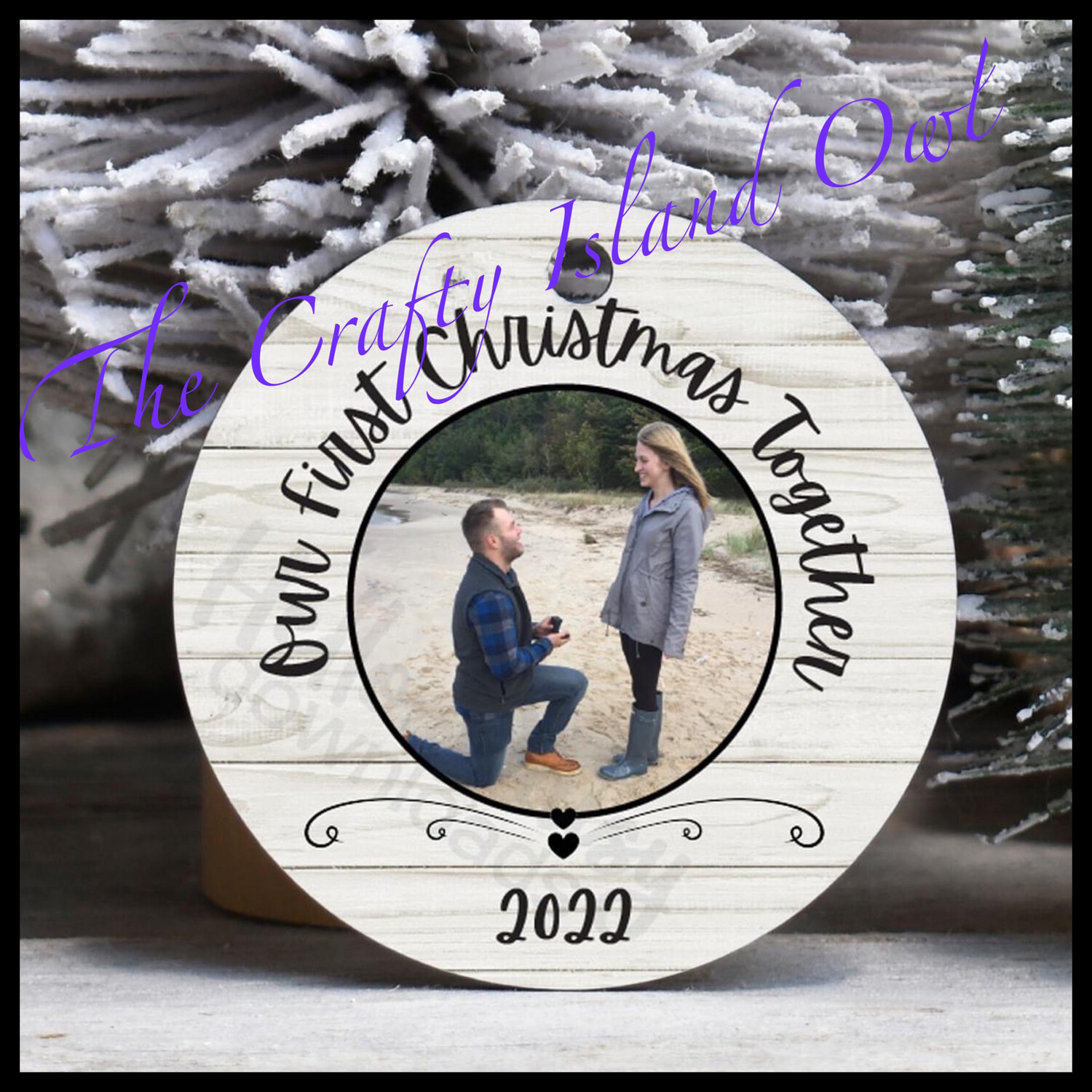 Our 1st Christmas Together 3” Round Ornament