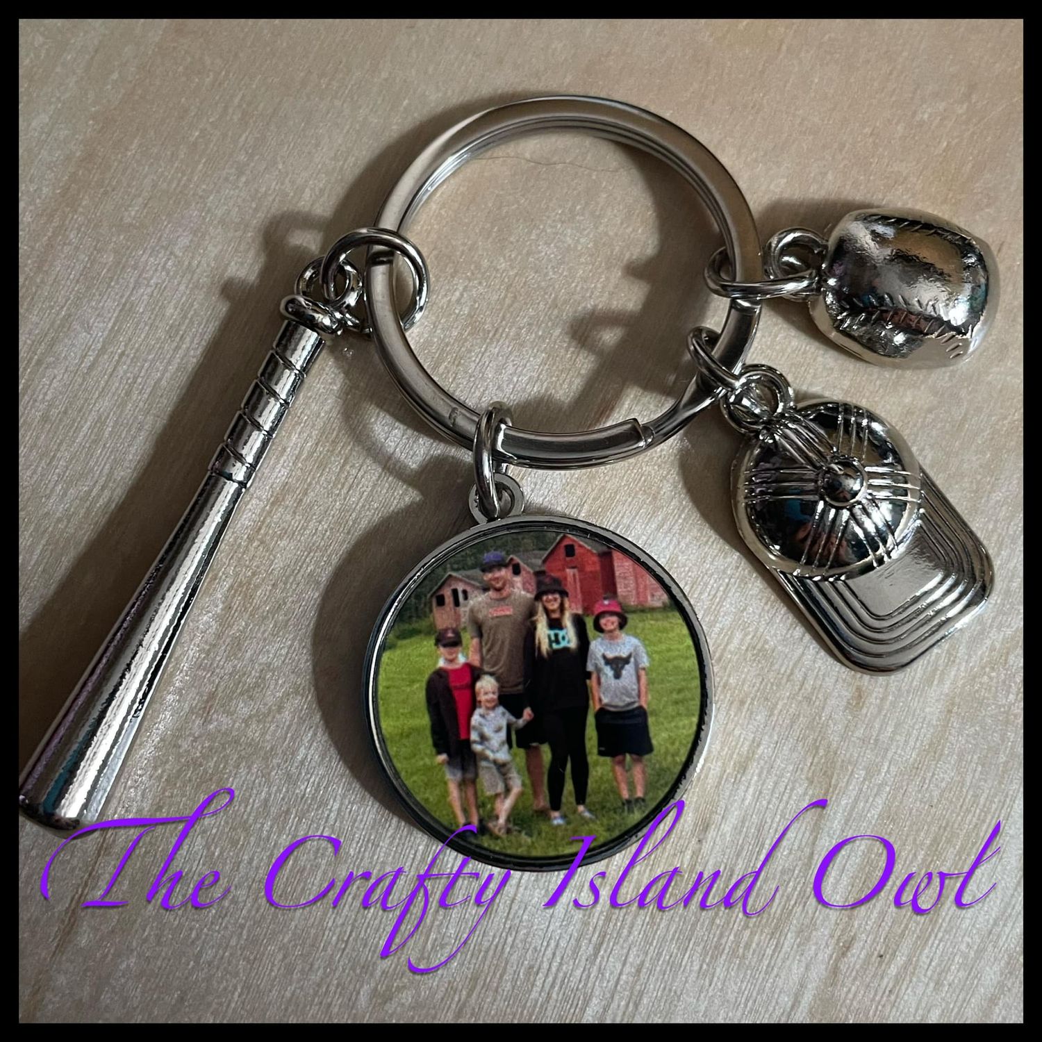 Baseball Keychain