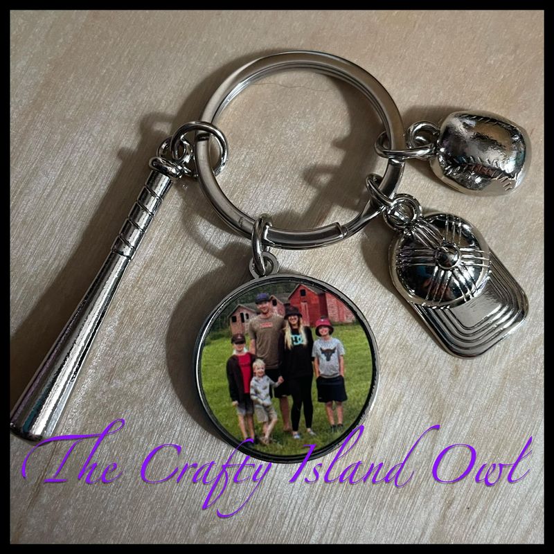 Baseball Keychain