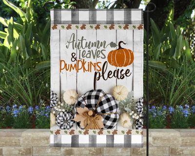 Autumn and leaves, Pumpkins please