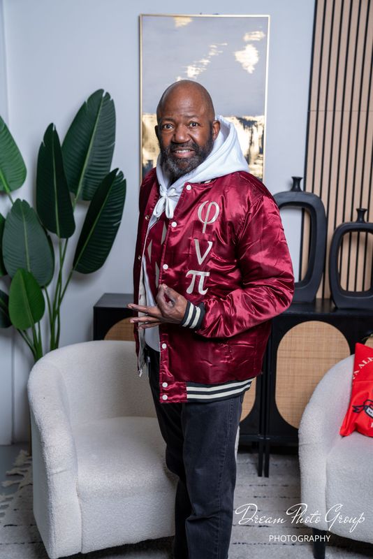 Original Reversible Satin Phi Nu Pi Jacket