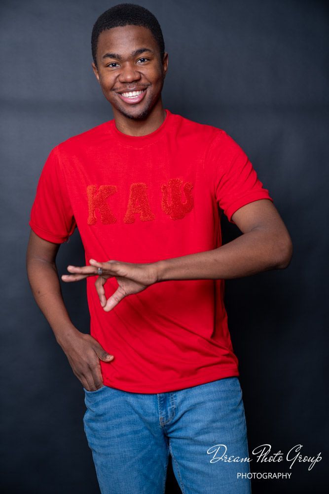 Red on Red Kappa Alpha Psi T-Shirt Chenille