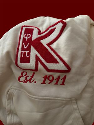 Chenille Red K Phi Nu Pi Sweatshirt "FLASH SALE"