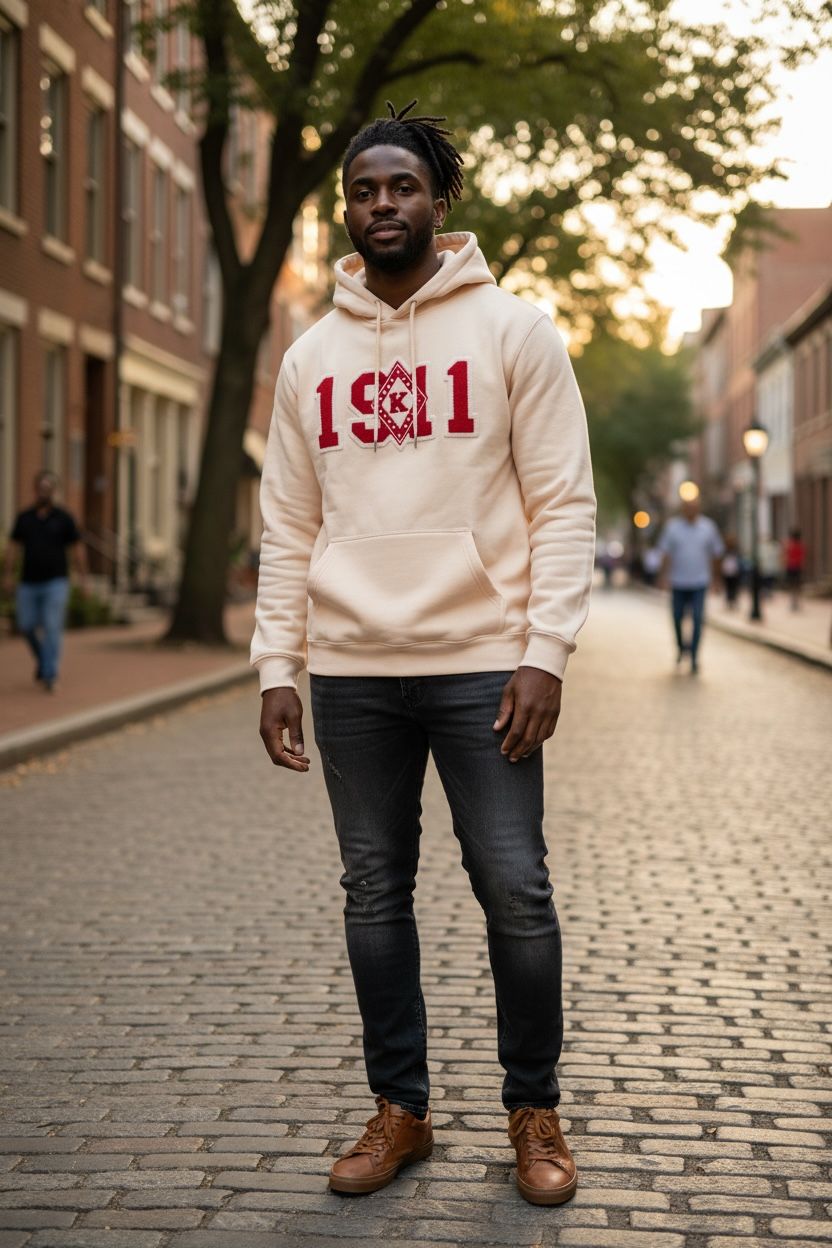 Chenille Red K Phi Nu Pi Sweatshirt