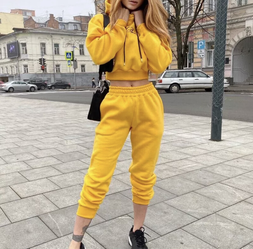 Perfect crop top Jogging set