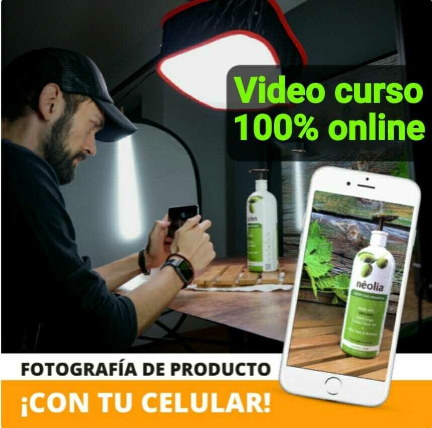 Fotografia de producto con tu celular Curso 100% online