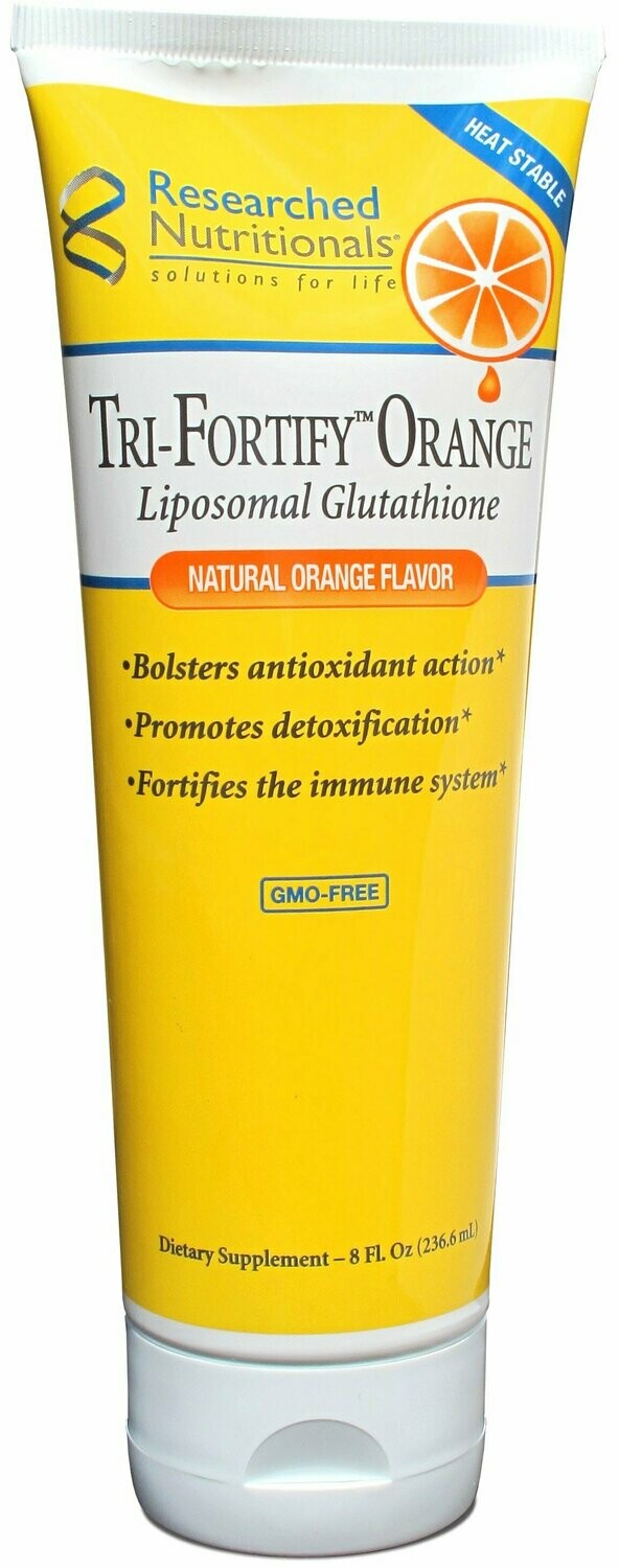 Tri Fortify Orange Liposomal Glutathione - 8oz 