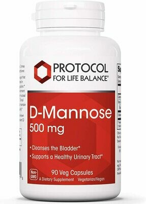 D Mannose 500mg - 90 capsules