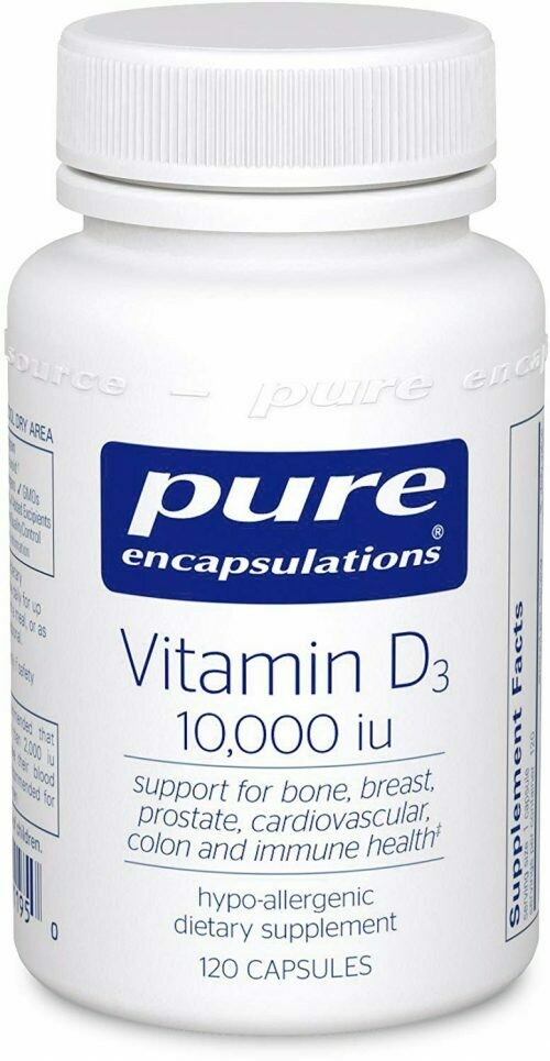 Vitamin D 10,000 IU - 120 capsules