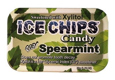 Ice Chips Spearmint Xylitol Candy