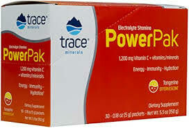 Trace Minerals Electrolyte Stamina Power Pak -  Tangerine