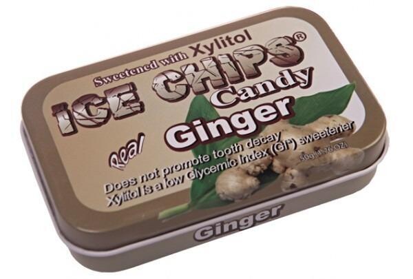Ice Chips Ginger Xylitol Candy