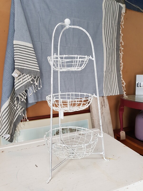 Three tier basket stand
