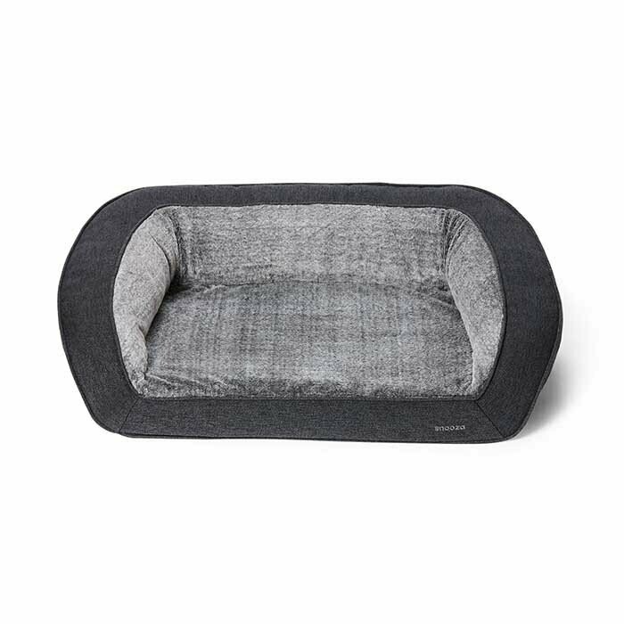 Snooza Orthopaedic Dog Sofa Chinchilla Grey Lge