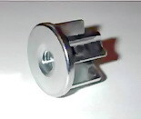 Втулка распорная сегментная с внутренним диаметром 10 мм для мебельной трубы 25 мм
