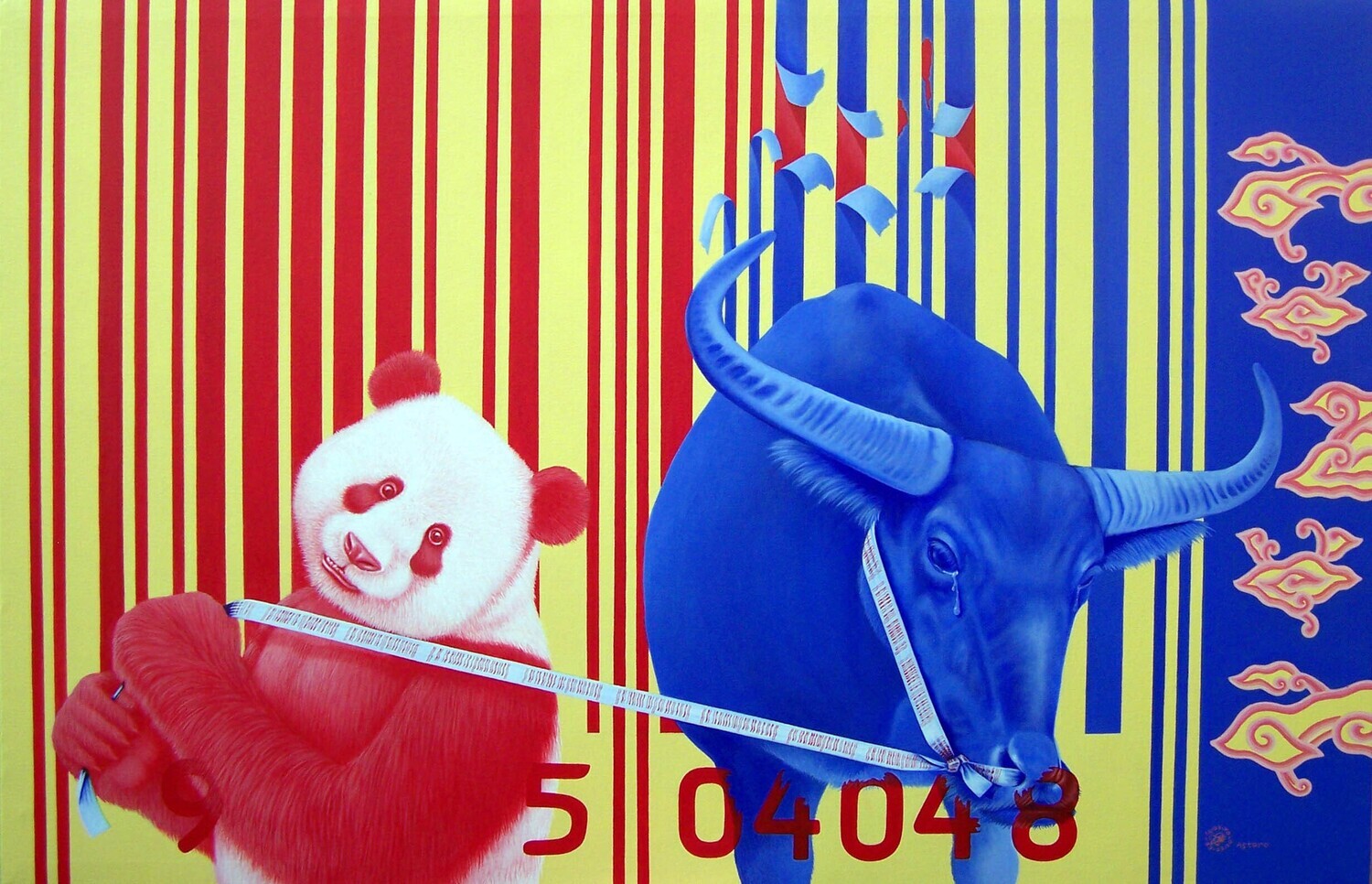 Agus Astoro - Panda Lawan (Kawan) Kerbau (2010)