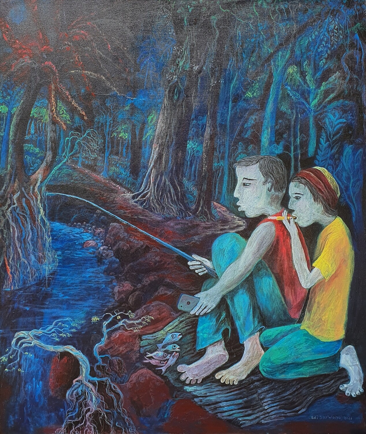 Edi Sarwono - Pemancing Ikan (2021)