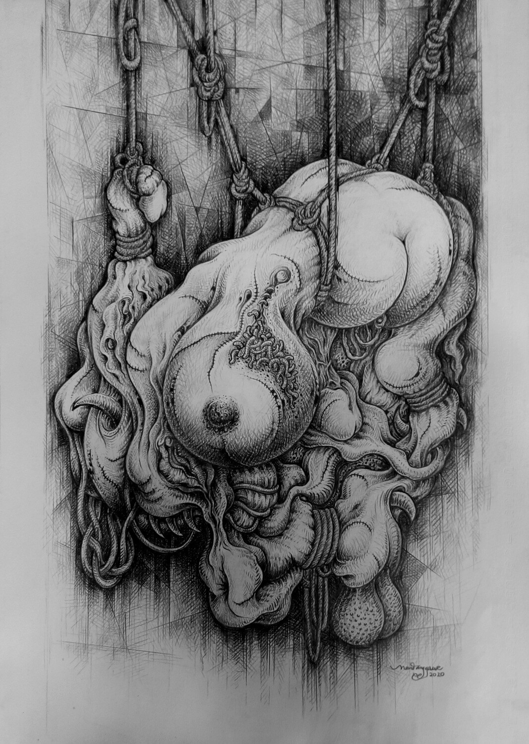 Nandang Gumelar Wahyudi - Anomality Drawing series_A16 (2020)