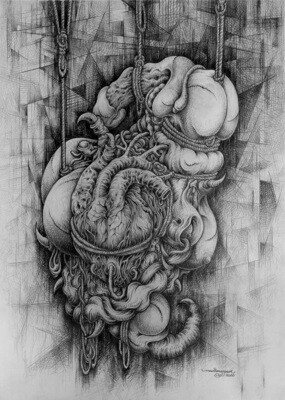 Nandang Gumelar Wahyudi - Anomality Drawing series_A15 (2020)