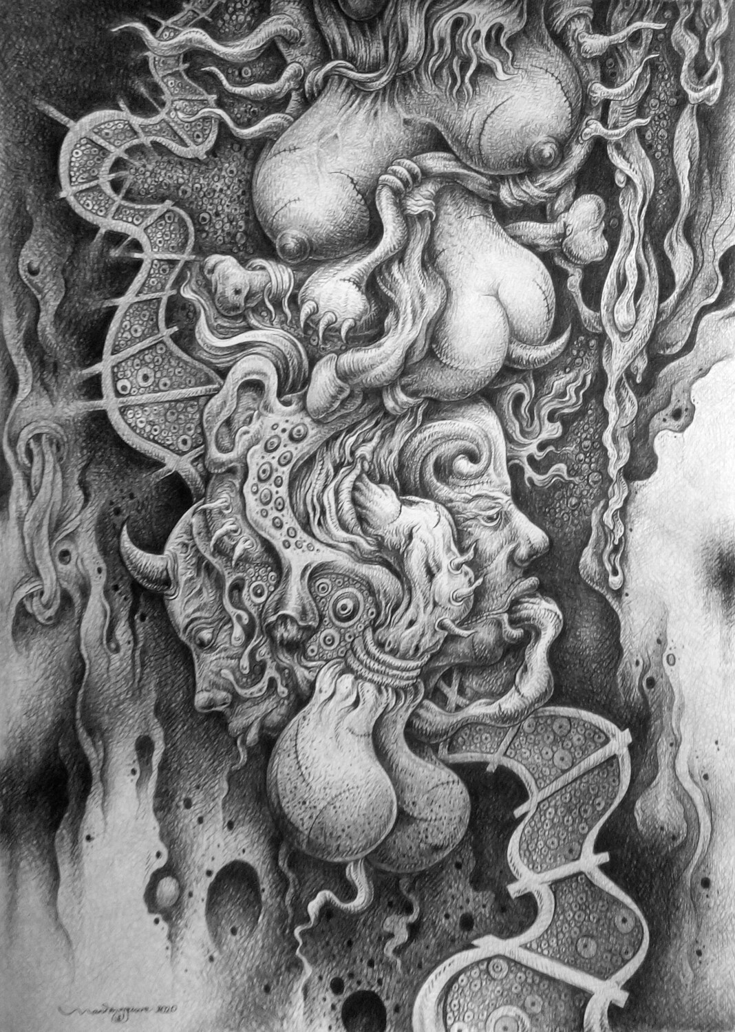 Nandang Gumelar Wahyudi - Anomality Drawing series _ A19 (2020)
