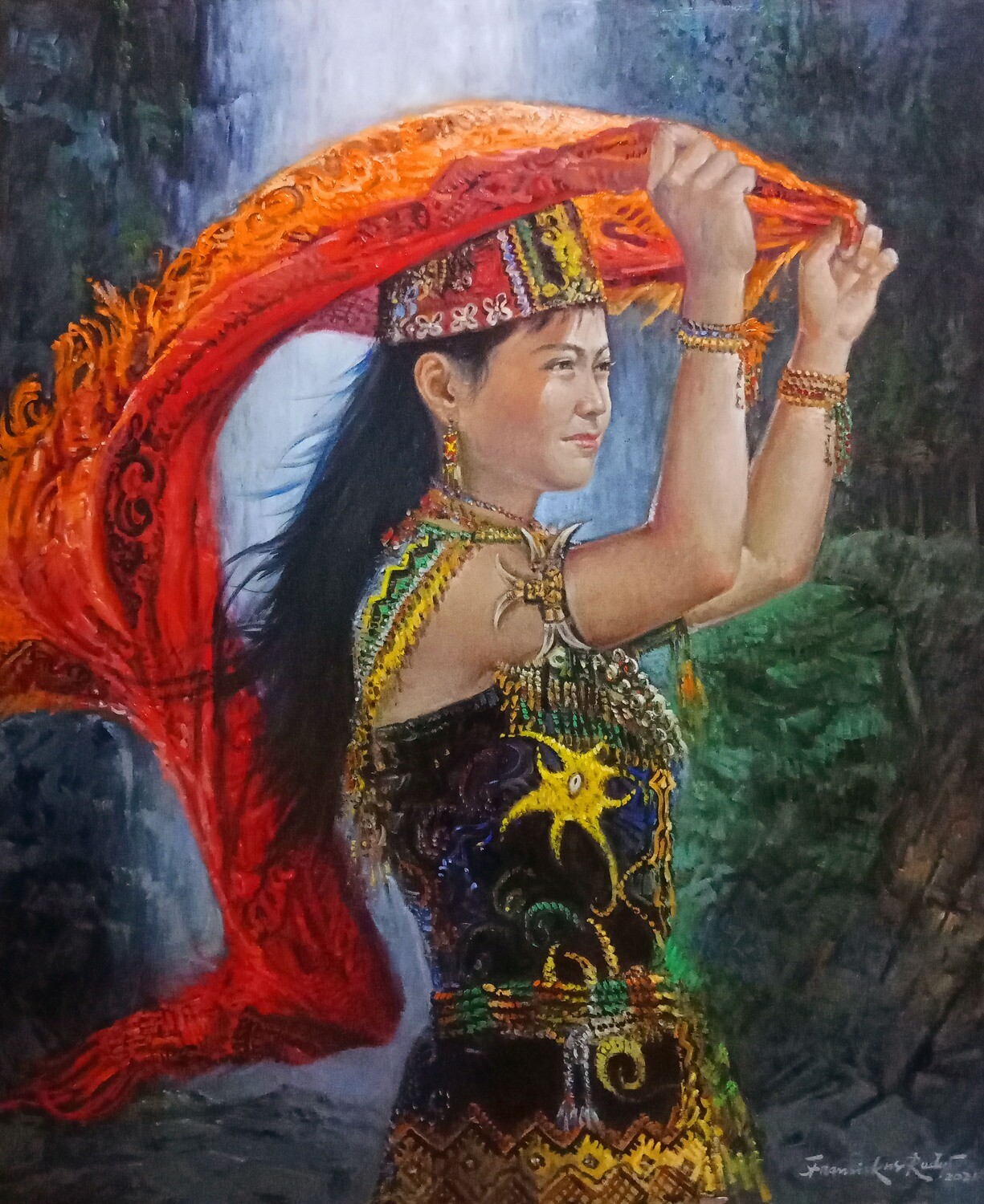 Fransiskus Rudy - Dayak Girls, Borneo (2021)
