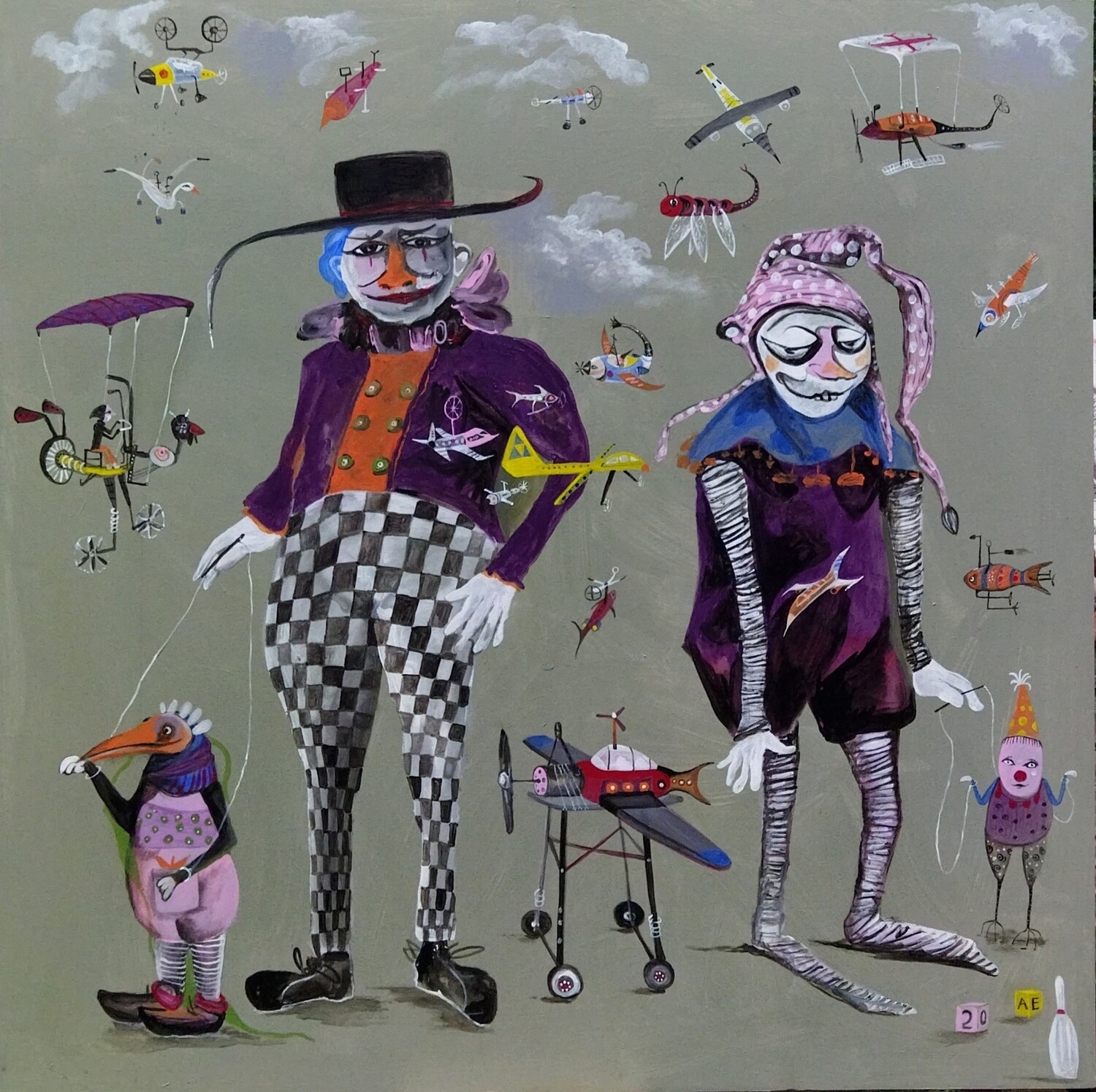 Kukuh Nuswantara - A Pair of Clowns (2022)
