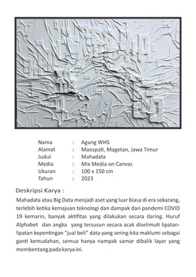 (Triennale) Agung W. H. S. - Mahadata (2020)