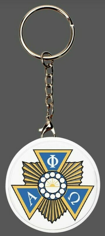 Alpha Phi Omega (APO Seal + APO Whistle) - Customized Musical KeyChain