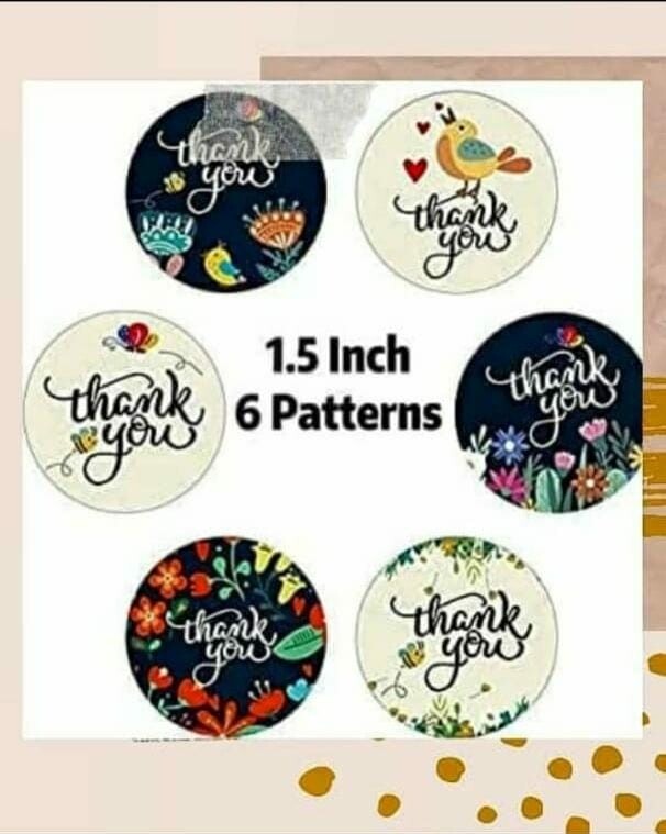 Thank you sticker