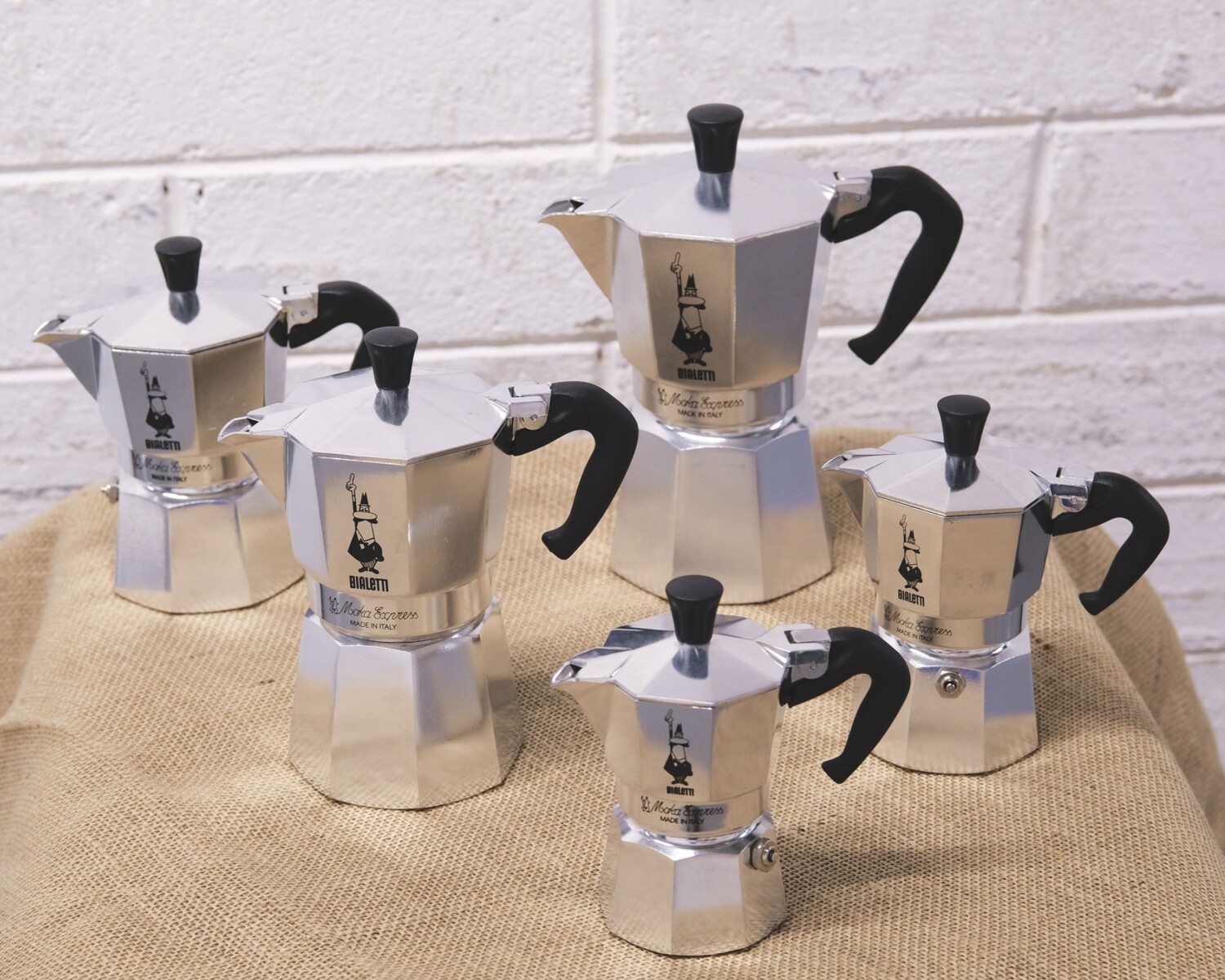 bialetti moka sizes