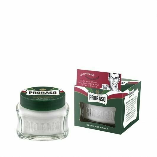 Proraso - Pre-Shave Cream - GREEN - 100 ml Proraso - Pre-Shave Cream - GREEN - 100 ml
