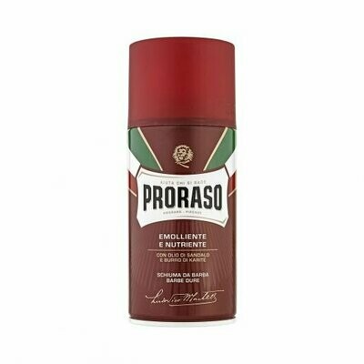 Proraso - Rasierschaum Sandelholz für trockene Haut - RED - 300 ml