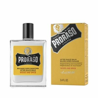Proraso - After Shave Balm - Wood & Spice - SINGLE BLADE - 100 ml
