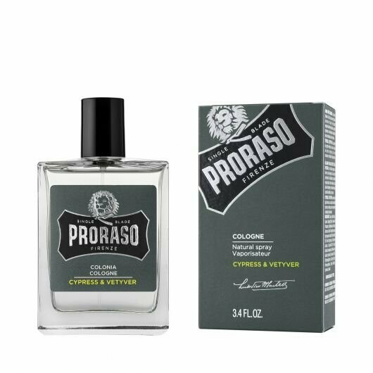 Proraso - Eau de Cologne - Cypress & Vetyver - SINGLE BLADE - 100 ml