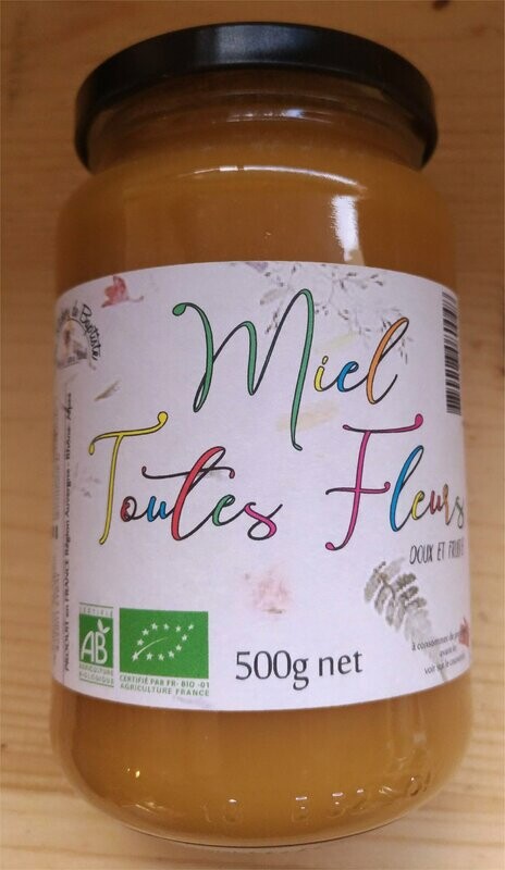 Miel fleurs d'été Bio 500g