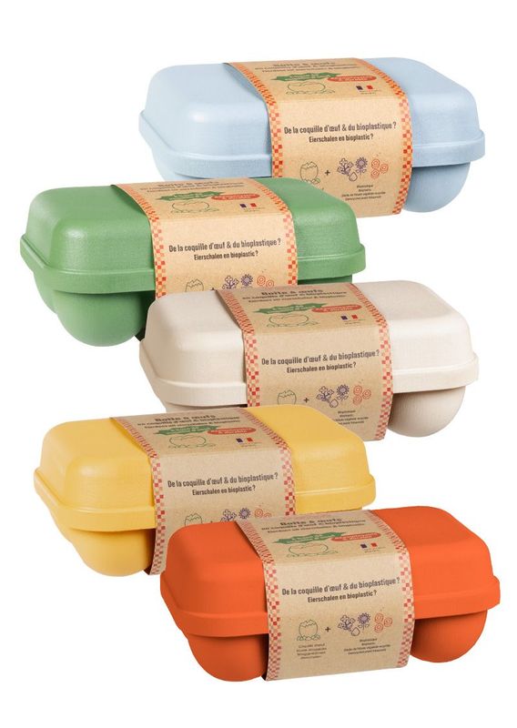 Boîte 6 oeufs (en coquille d'oeuf)