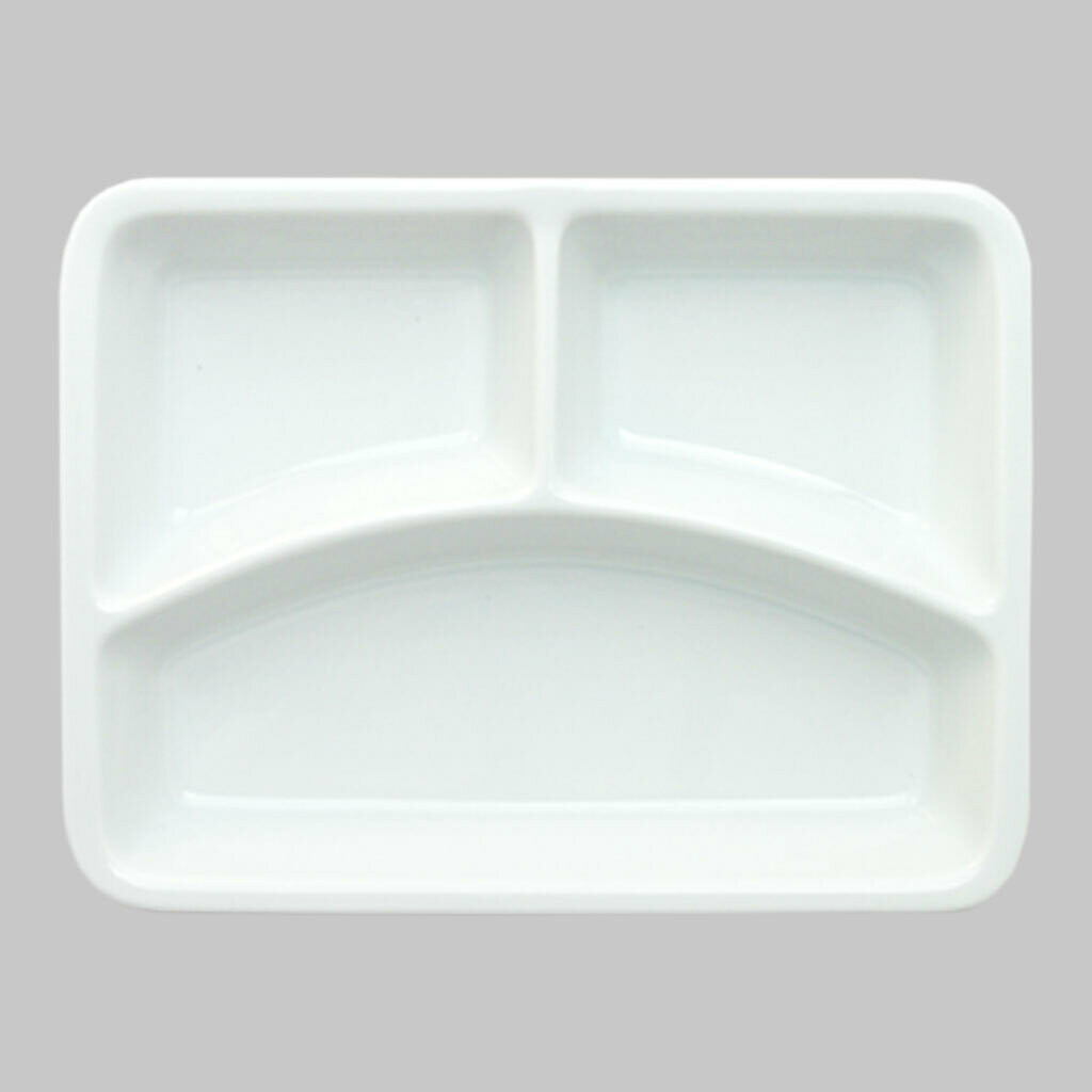 THERMOBOX DINNER +2 mit Porzellan und Silikondeckel, Form Menuschalen: 30010	Schale - eckig 3 teilig 	230 x 175 x 35mm 	2 x 170ml / 1 x 380ml