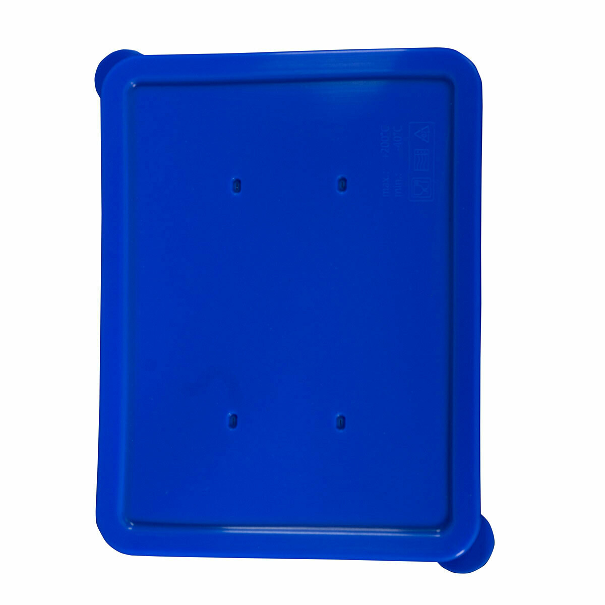Silikondeckel, Form: Deckel eckig Teller blau 30205