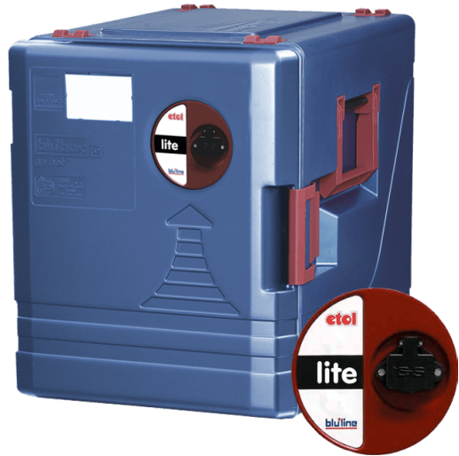 Speisentransportbehälter blu&#39;box bb52 gn hot2 LITE Speisentransportbox mit fixer Temperatur