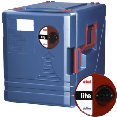 Speisentransportbehälter blu&#39;box bb52 gn hot2 LITE Speisentransportbox mit fixer Temperatur