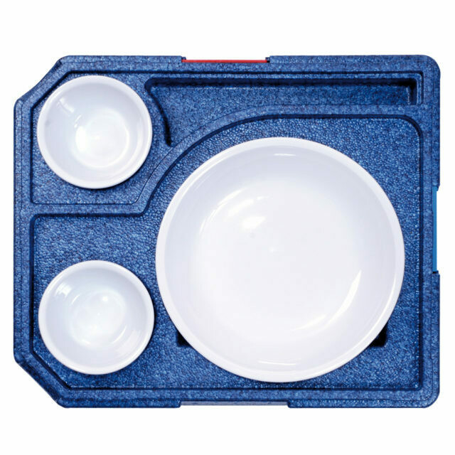 THERMOBOX DINNER +2 mit Porzellan und Silikondeckel