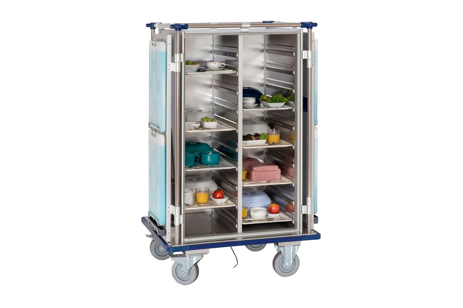 Paket 2 Temp Trolley Stationswagen